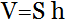 формула Объем цилиндра через площадь основания